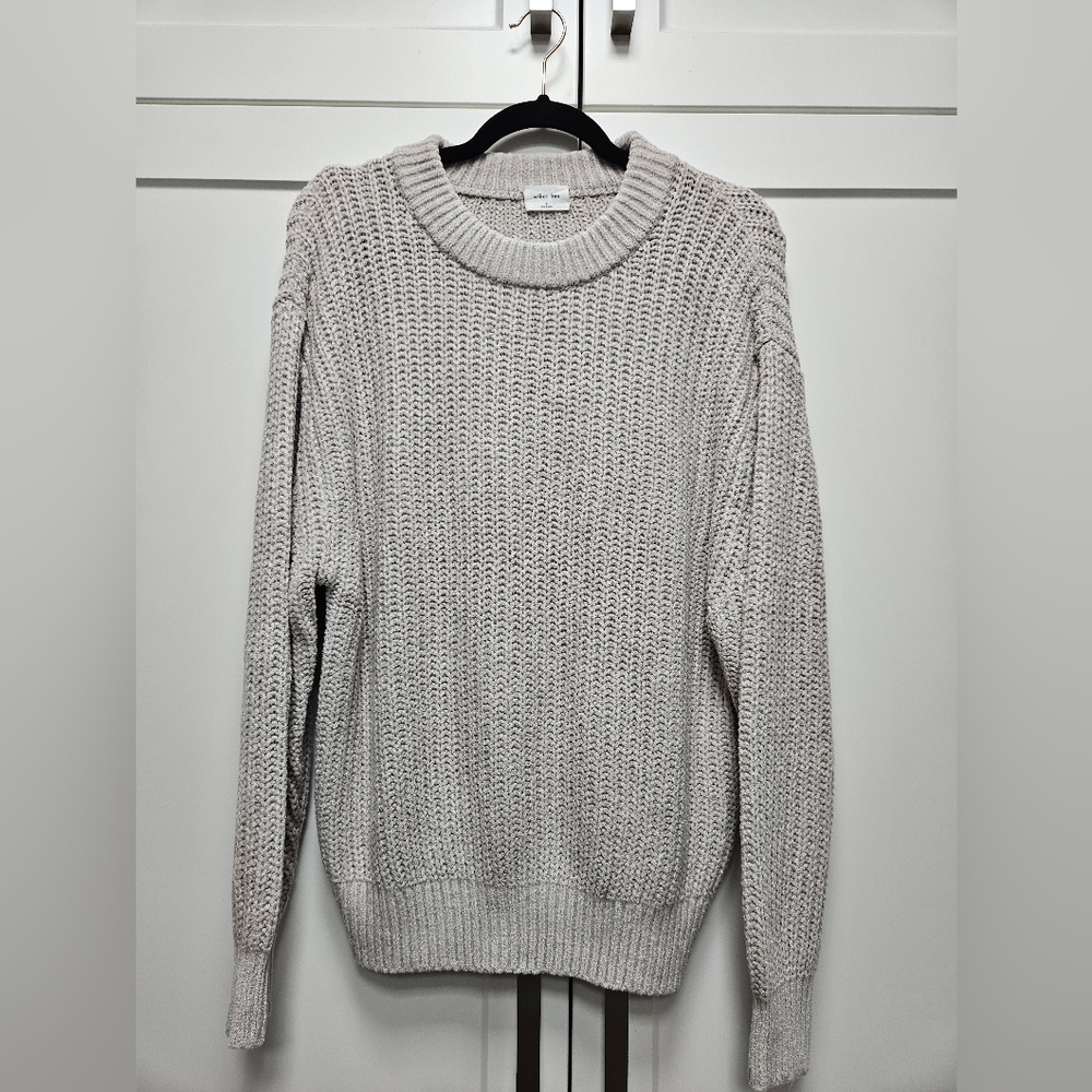 Wilfred Gray Crew Neck Sweater